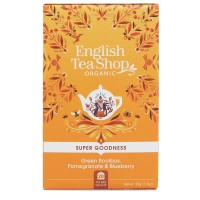 Herbata Green Rooibos, Pomegranate & Blueberry 20 saszetek English Tea Shop