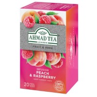 Herbata w saszetkach alu Infusion peach & raspberry 20szt AhmadTea