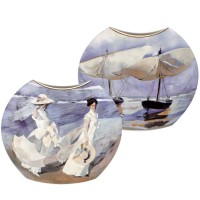 Wazon Boats / Strolling Along 20cm Joaquin Sorolla Goebel