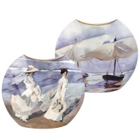 Wazon Boats / Strolling Along 30cm Joaquin Sorolla Goebel