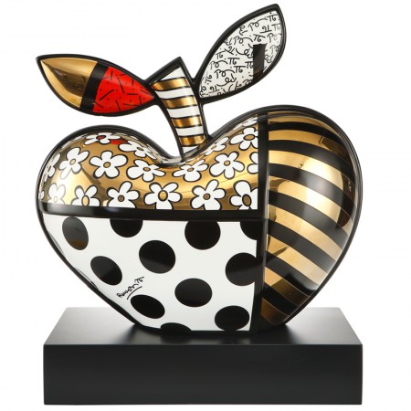 Figurka Golden Big Apple 40cm Romero Britto Goebel