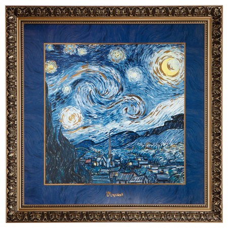 Obraz Starry Night 68x68cm Vincent van Gogh Goebel