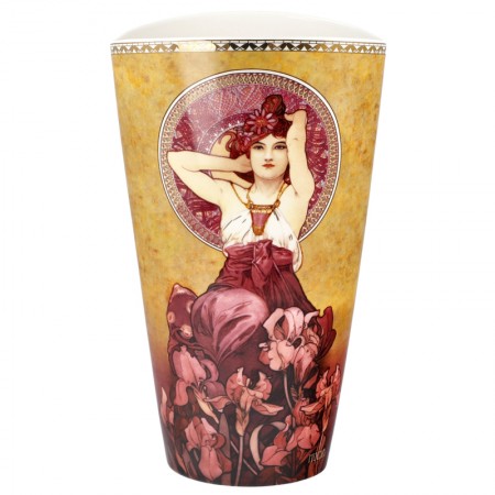 Wazon Amethyst 24 cm Alphonse Mucha Goebel