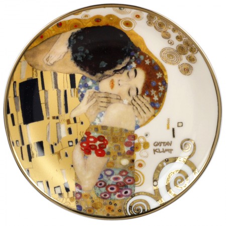 Mini talerz The Kiss 10cm  Gustav Klimt Goebel