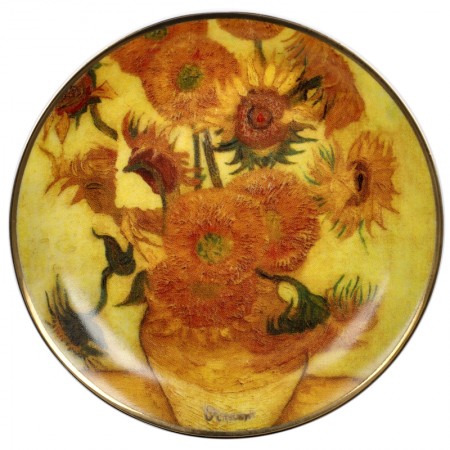 Mini talerz Sunflowers 10cm  Plate Vincent van Gogh Goebel