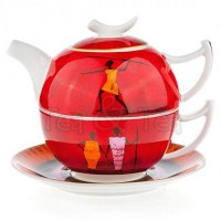 Tea for one Kariba zestaw filiżanka 250ml z dzbankiem Tea Logic