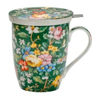 Kubek z zaparzaczem Kwiaty 450ml English Collection