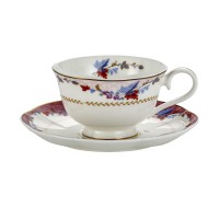Filiżanka różowo-biała  250ml English Collection