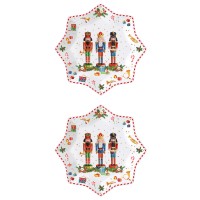 Talerze Vintage Nutcracker 20 cm 2szt. Easy Life