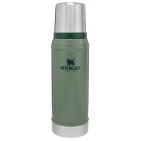 Termos stalowy Legendary Classic srebrno-zielony 0,75l Stanley