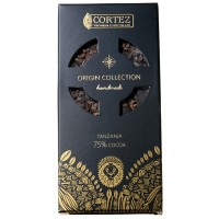 Czekolada Origin Tanzania z prażonym ziarnem kakaowca 85g Cortez