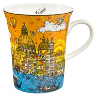 Kubek Carnevale Veneziana 400ml Charles Fazzino Goebel