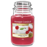 Świeca duża Cherries on Snow Yankee Candle