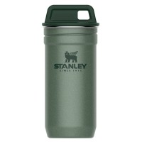 Kieliszki metalowe w etui Adventure zielony 4x60ml Stanley