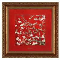 Obraz Almond Tree red 31,5 x 31,5 cm Vincent van Gogh Goebel