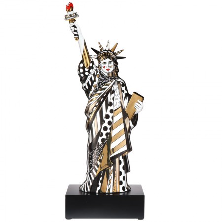 Figurka Golden Liberty 56 cm Romero Britto Goebel