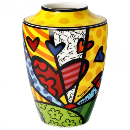 Wazon miniatura A New Day 12,5cm Romero Britto Goebel