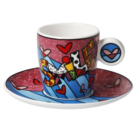 Filiżanka espresso Smile 100ml Romero Britto Goebel