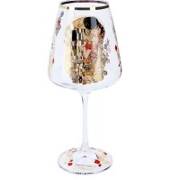 Kieliszek do wina  Pocałunek  450ml Gustaw Klimt Carmani