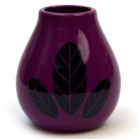 Tykwa ceramiczna Hoja fioletowa
