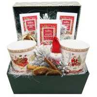 Pudełko prezentowe kubki z herbatą Christmas Memories
