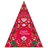 Herbaciany Kalendarz Adwentowy red  25 piramidek English Tea Shop