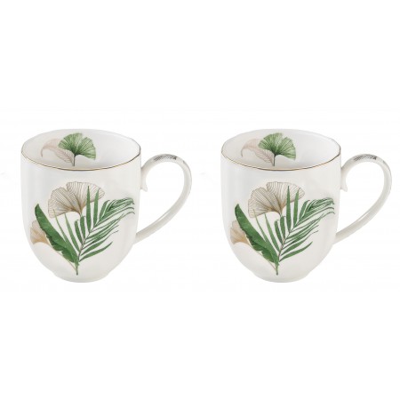 Kubek  w zielone liście 300ml Easy Life