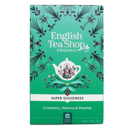 Herbata Cranberry, Hibiscus & Rosehip  20 saszetek English Tea Shop