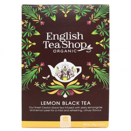 Herbata Bio Lemon Black  20 saszetek English Tea Shop