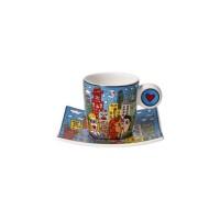 Filiżanka espresso ''Lato w mieście'' 100ml James Rizzi Goebel