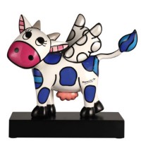 Figurka Flaying Cow 37,5 x 31 cm  Romero Britto Goebel