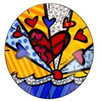 Wazon A New Day 31 cm Romero Britto Goebel