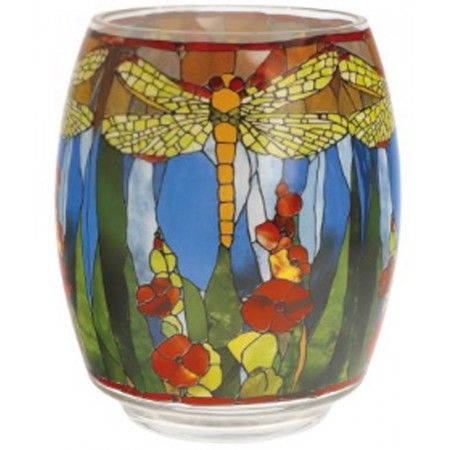 Podgrzewacz szklany Dragonfly  Louis Comfort Tiffany Goebel