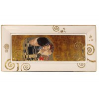 Miska - Pocałunek 24 x 12 cm  Gustaw Klimt Goebel