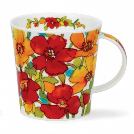 Kubek Cairngorm Flower Shower Red 480 ml Dunoon