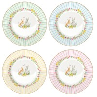 Zestaw 4 Talerzy Wielkanocnych 19 cm Easy Life
