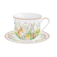 Filiżanka Wielkanoc 370 ml + spodek Easy Life