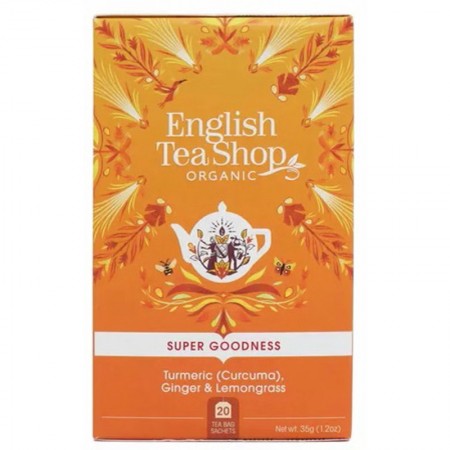 Herbata Bio Turmeric Ginger & Lemongrass 20 torebek English Tea Shop