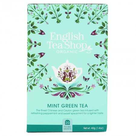 Herbata Bio Mint Green 20 torebek English Tea Shop