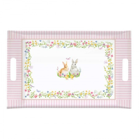 Taca z uchwytami 47x31 cm Wielkanoc Easy Life