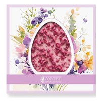 Czekolada Wielkanocna Biała z Malinami 85g Cortez