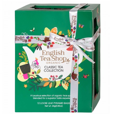 Zestaw Herbat Bio Classic Collection 12 Piramidek English Tea Shop