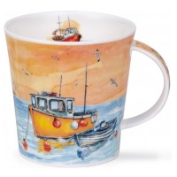 Kubek Cairngorm Fishing Boats Yellow 480ml Dunoon