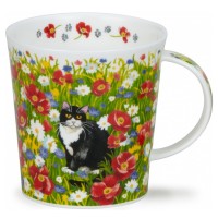 Kubek Lomond Garden Cats Black & White 320ml Dunoon