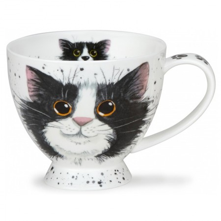 Kubek Skye Catter Splatter Black & White 450 ml Dunoon