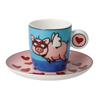 Filiżanka espresso When Pigs Fly 100ml Ed Heck Goebel