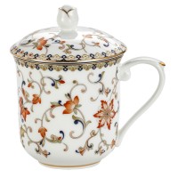 Kubek z zaparzaczem Kwiaty 400ml English Collection