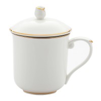 Kubek z zaparzaczem Biały 400ml English Collection