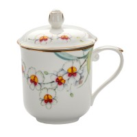 Kubek z zaparzaczem Kwiatki 400ml English Collection