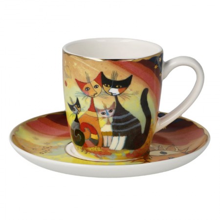 Filiżanka espresso Gatti in Autunno 100ml Rosina Wachtmeister Goebel